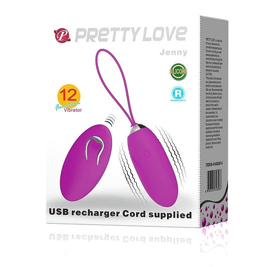 Pretty Love Jenny Wireless Remote Vibrating Egg by Baile - Love Eggs and Kegel Exercisers