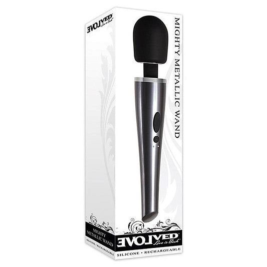 Mighty Metallic Pleasure Wand by Evolved - Body Wands