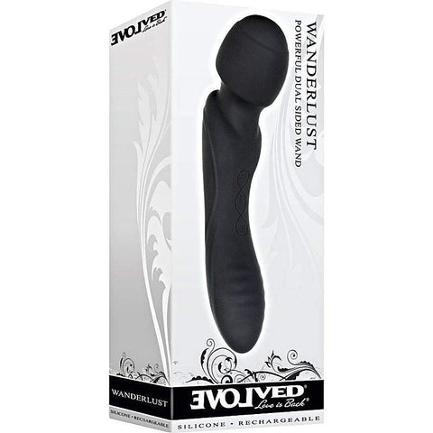 Wanderlust Dual-Sided Wand Vibrator by Evolved - Body Wands