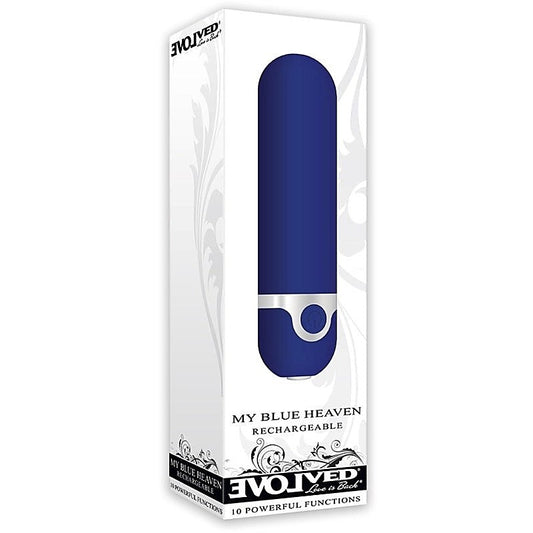 My Blue Heaven Rechargeable Bullet Vibe by Evolved - Bullet Vibrators