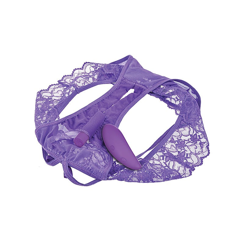 Pipedream Products Fantasy for Her Crotchless Panty Thrill Her Vibrator - Remote Control Vibrators