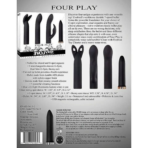 Four-in-One Pleasure Stimulator by Evolved - Sex Kits