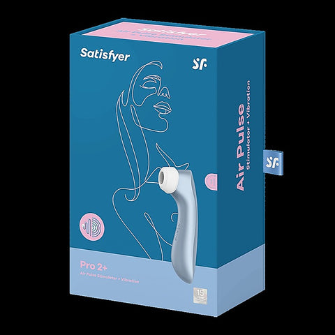 Pro 2+ Air Pulse Vibrating Clitoral Stimulator By Satisfyer - Clit Ticklers and Pulsators