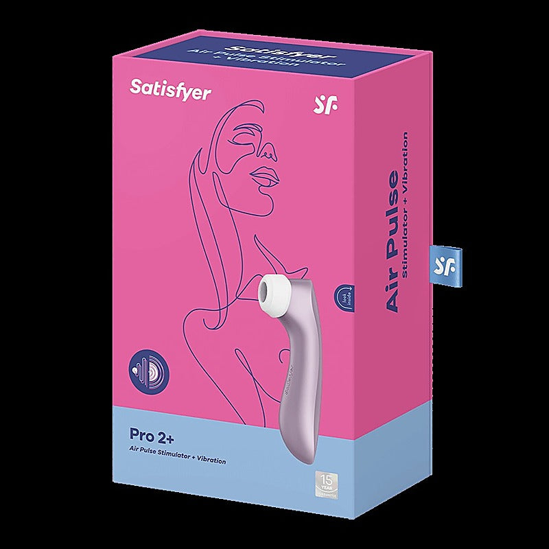 Pro 2+ Air Pulse Vibrating Clitoral Stimulator By Satisfyer - Clit Ticklers and Pulsators