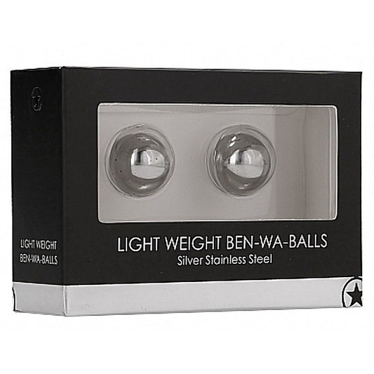 Ben-Wa Balls Silver by Shots Toys - Love Eggs and Kegel Exercisers