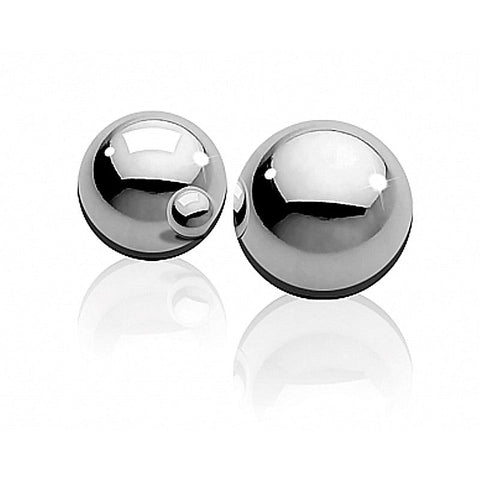 Ben-Wa Balls Silver by Shots Toys - Love Eggs and Kegel Exercisers