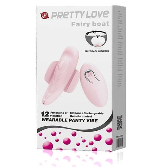 Pretty Love Fairy Boat Wearable Panty Vibe by Baile - Remote Control Vibrators