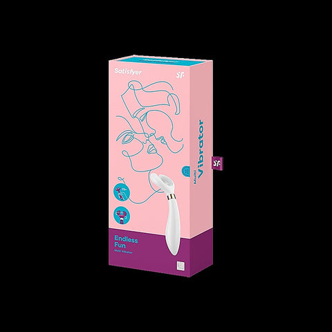 Endless Fun Silicone Vibrating Couples Toy by Satisfyer - Clit Ticklers and Pulsators
