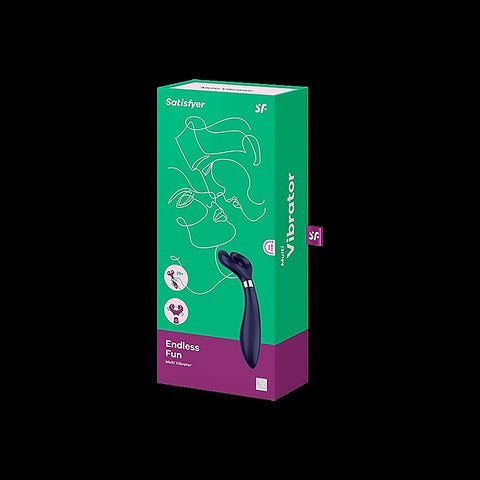 Endless Fun Silicone Vibrating Couples Toy by Satisfyer - Clit Ticklers and Pulsators