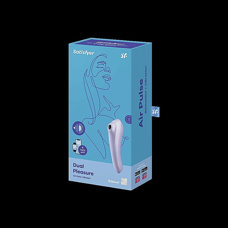 Dual Pleasure Air Pulse Clitoral and G Spot Vibrator - Clit Ticklers and Pulsators