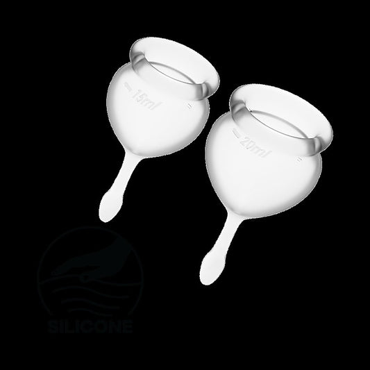 Feel Good Menstrual Cup Condom by Satisfyer - Condoms