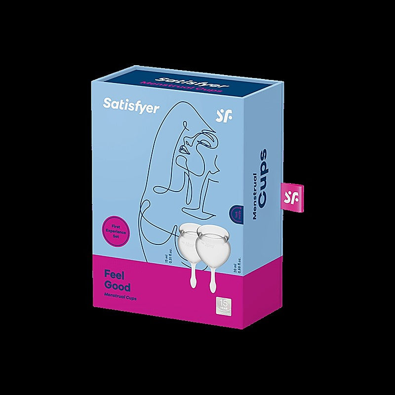 Feel Good Hygienic Silicone Menstrual Cups by Satisfyer - Condoms