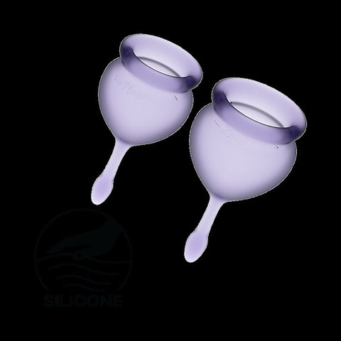 Feel Good Hygienic Silicone Menstrual Cups by Satisfyer - Condoms