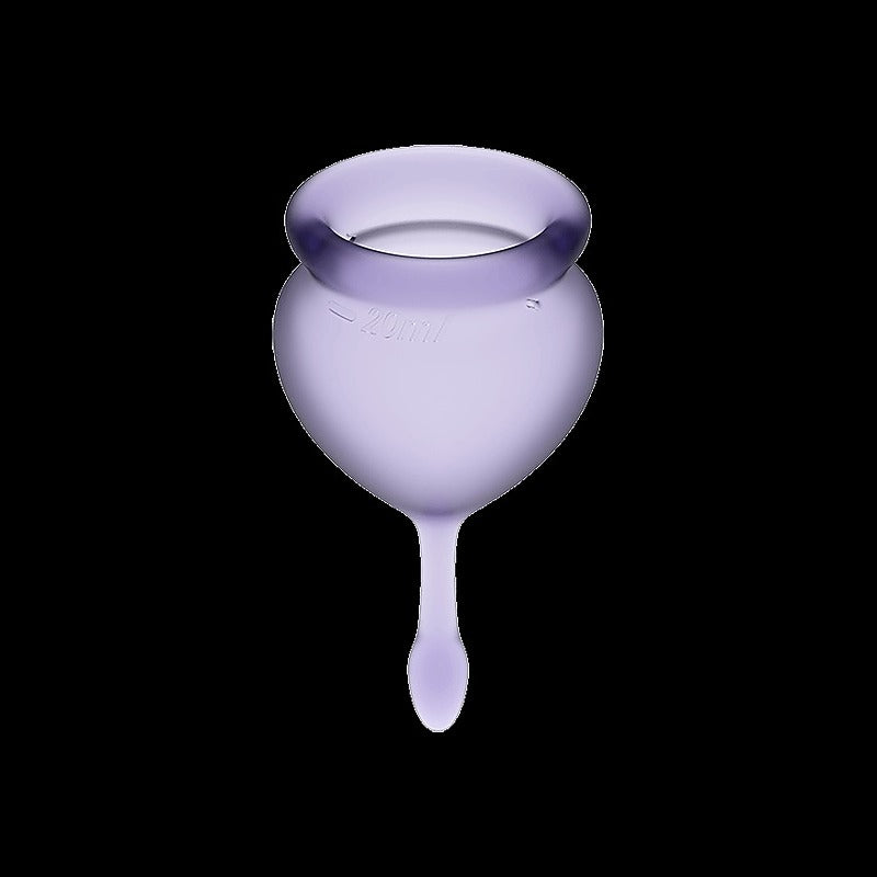 Feel Good Hygienic Silicone Menstrual Cups by Satisfyer - Condoms