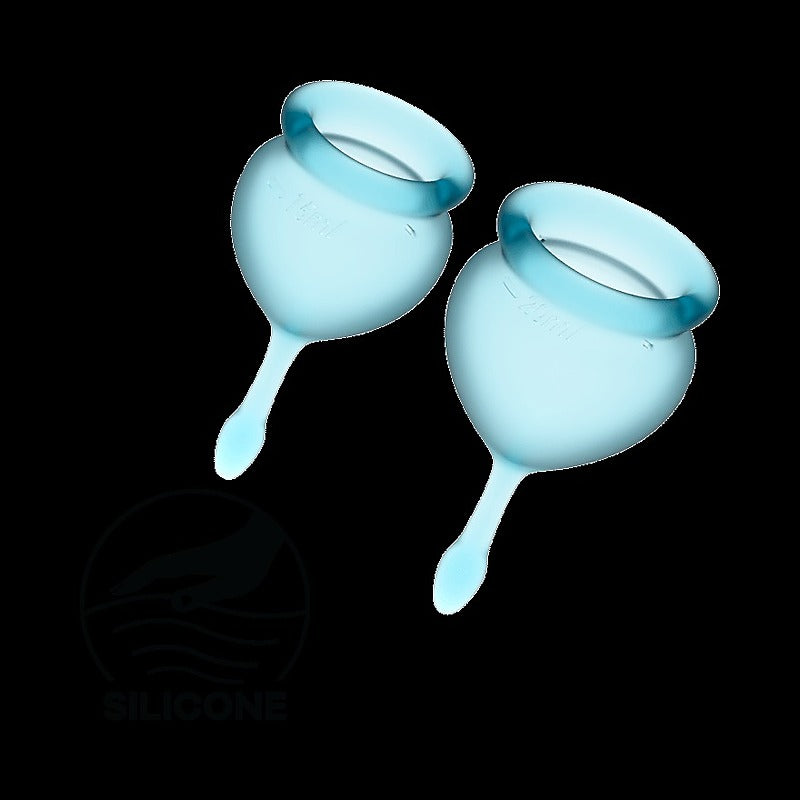 Feel Good Hygienic Silicone Menstrual Cups by Satisfyer - Condoms