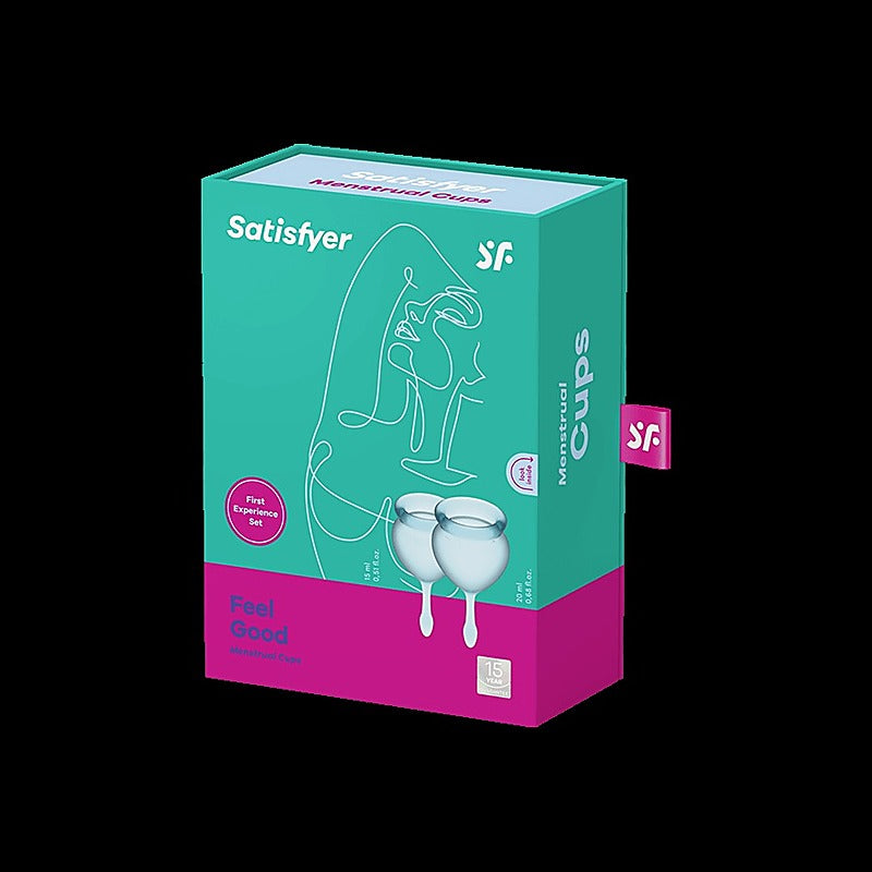 Feel Good Hygienic Silicone Menstrual Cups by Satisfyer - Condoms