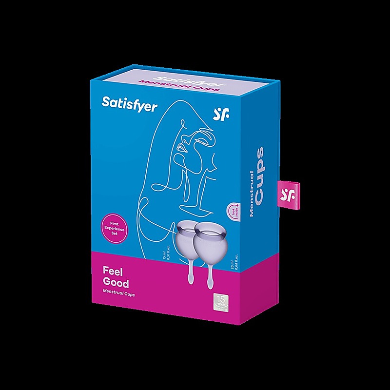 Feel Good Hygienic Silicone Menstrual Cups by Satisfyer - Condoms