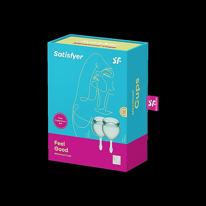 Feel Good Hygienic Silicone Menstrual Cups by Satisfyer - Condoms