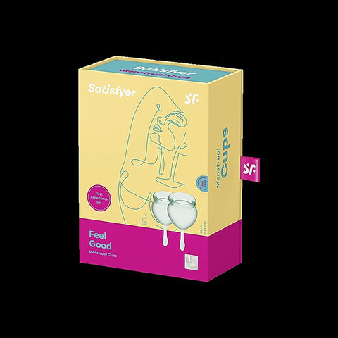 Feel Good Hygienic Silicone Menstrual Cups by Satisfyer - Condoms