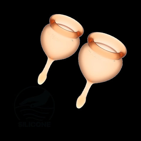 Feel Good Hygienic Silicone Menstrual Cups by Satisfyer - Condoms