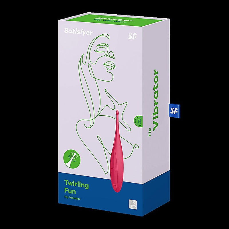 Twirling Fun 12 Functions Silicone Clitoral Vibrator - Glass Sex Toys