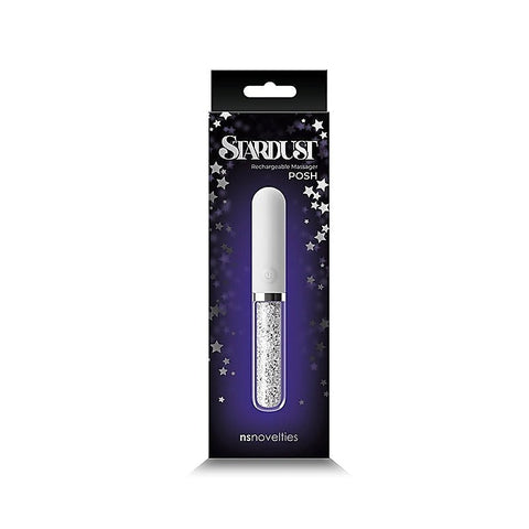 Rechargeable Bullet Vibrator with Crystals by NS Novelties - Glass Sex Toys