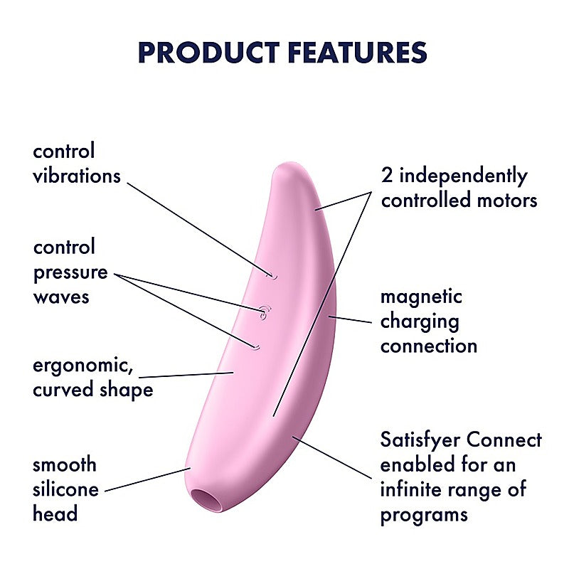 Satisfyer Curvy 3+ by Satisfyer - Clit Ticklers and Pulsators
