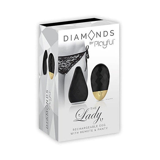 Diamonds By Playful The Lady Rechargeable Panty Vibrator - Remote Control Vibrators