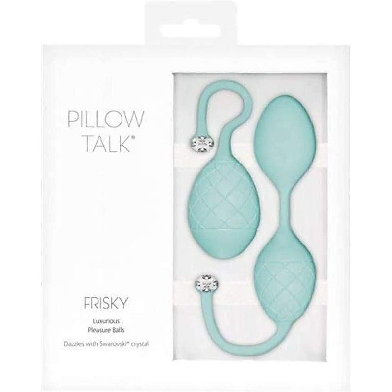BMS Factory Pillow Talk Frisky Kegel Exerciser with Swarovski Crystal - Love Eggs and Kegel Exercisers