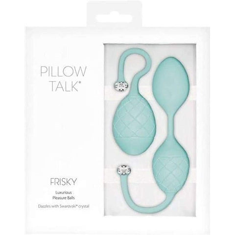 BMS Factory Pillow Talk Frisky Kegel Exerciser with Swarovski Crystal - Love Eggs and Kegel Exercisers