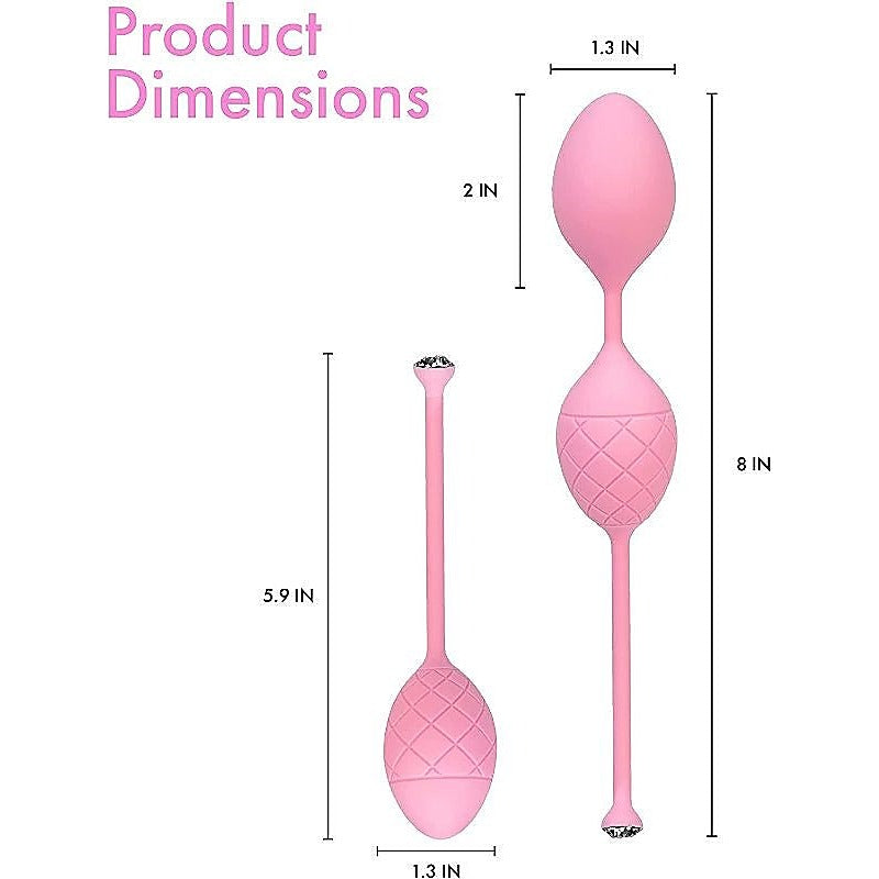 BMS Factory Pillow Talk Frisky Kegel Exerciser with Swarovski Crystal - Love Eggs and Kegel Exercisers