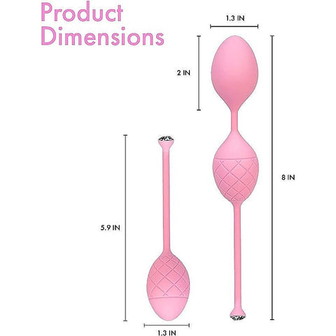 BMS Factory Pillow Talk Frisky Kegel Exerciser with Swarovski Crystal - Love Eggs and Kegel Exercisers