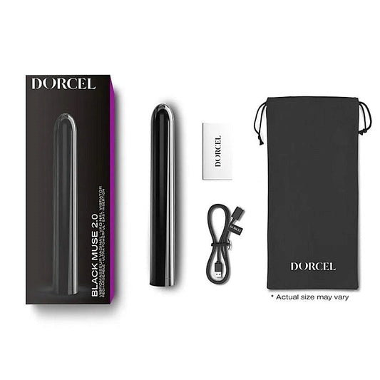 Black Muse 2.0 Bullet Vibrator by Marc Dorcel Toys - Bullet Vibrators