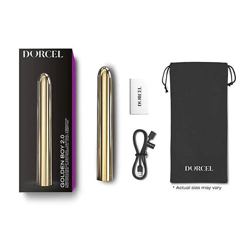 Marc Dorcel Toys Golden Boy 2.0 Rechargeable Bullet Vibrator - Bullet Vibrators