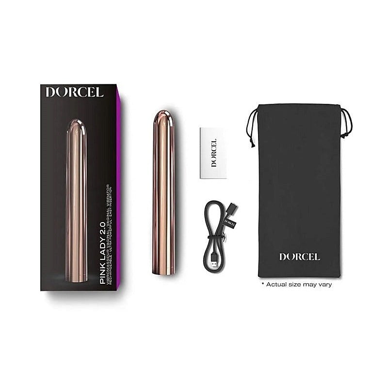 Marc Dorcel Toys Pink Lady 2.0 Bullet Vibrator USB Rechargeable - Bullet Vibrators