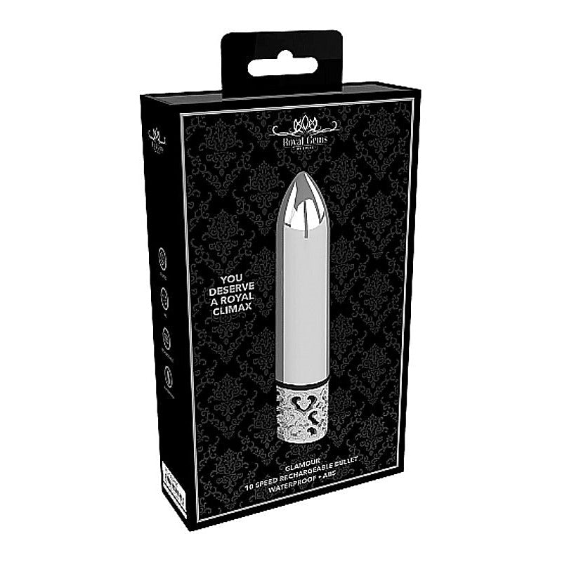 Glamour Rechargeable ABS Bullet by Shots Toys - Clit Ticklers and Pulsators