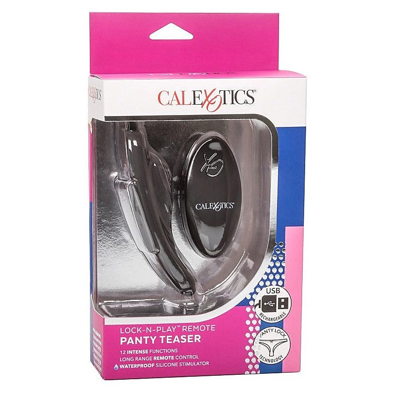 Lock-N-Play Remote Panty Teaser by California Exotics - Remote Control Vibrators