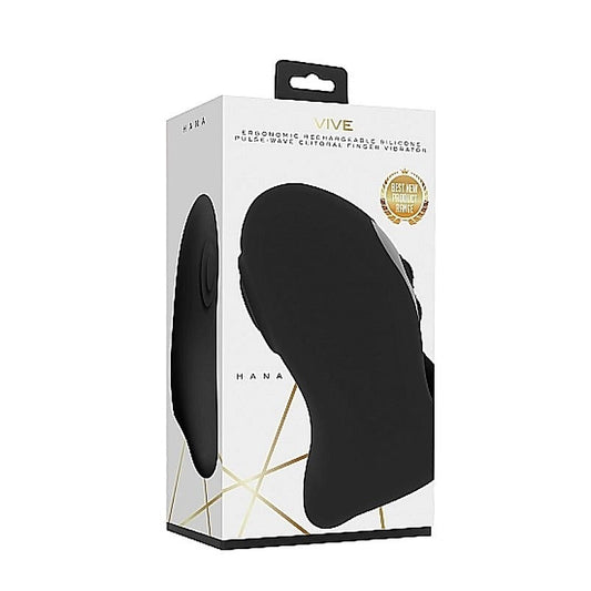 Vive Hana Black by Shots Toys - Finger and Tongue Vibrators