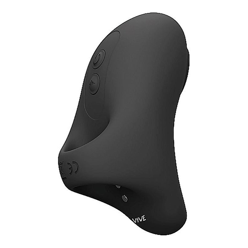 Vive Hana Black by Shots Toys - Finger and Tongue Vibrators