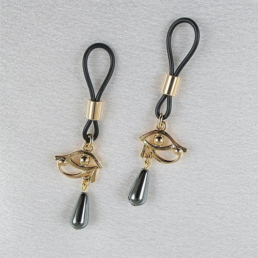 Horus Eyes Breast Jewel by Sylvie Monthule - Breast and Nipple Toys