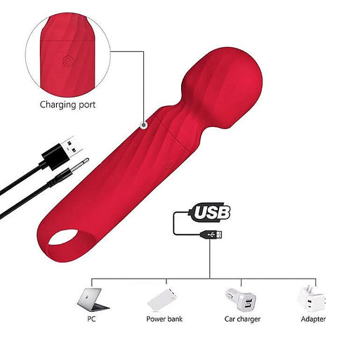 Premium Hi Ladyia Vibrating Wand by Winyi - Personal Massagers