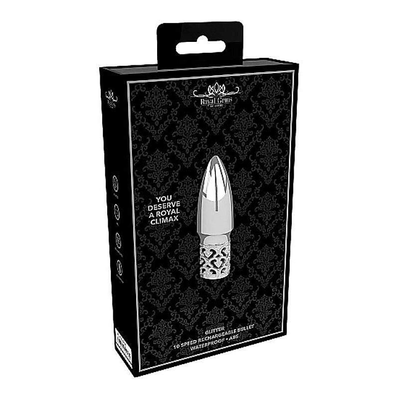 Glitter Rechargeable ABS Bullet by Shots Toys - Bullet Vibrators