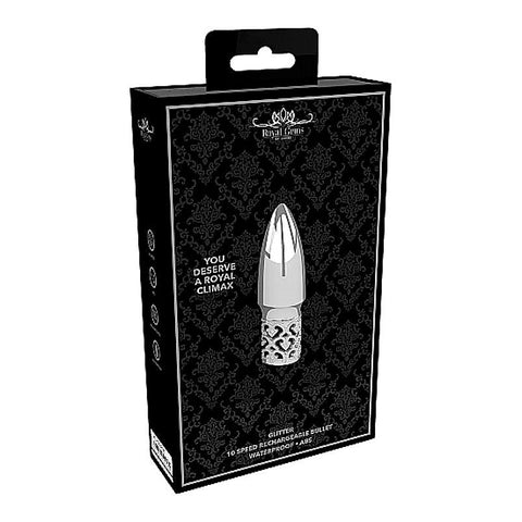 Glitter Rechargeable ABS Bullet by Shots Toys - Bullet Vibrators