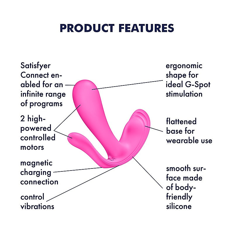 Top Secret + App Connect Sensual G Spot Vibrator - Love Eggs and Kegel Exercisers