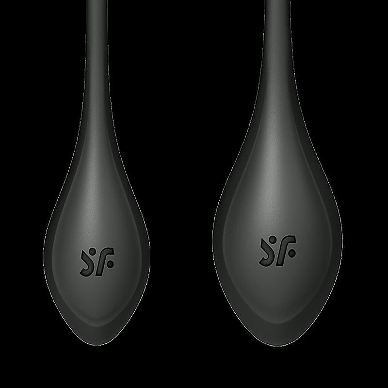 Yoni Power 2 Silicone Kegel Exerciser Balls by Satisfyer - Bullet Vibrators