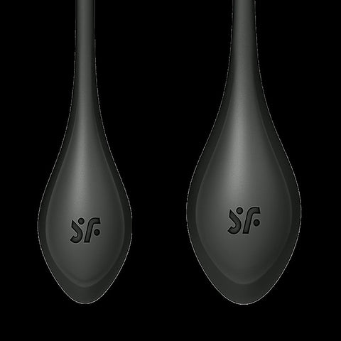 Yoni Power 2 Silicone Kegel Exerciser Balls by Satisfyer - Bullet Vibrators