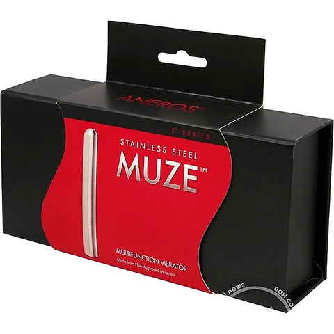 Aneros All Muze Stainless Steel Bullet Vibrator 4 Inch Ultra Quiet - Bullet Vibrators