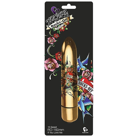 Erotic Ink 160mm 10 Speed by Rocks Off - Bullet Vibrators