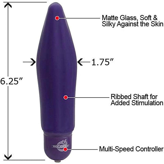 Reflections ECSTASY Adult Glass Vibrator by Doc Johnson - Glass Sex Toys