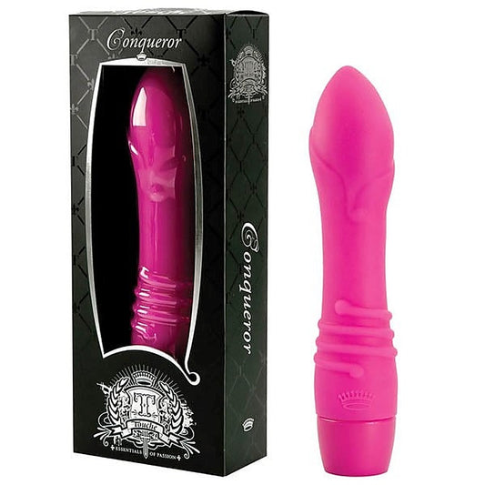 Conqueror Silicone Vibrator by Shots Toys - G-Spot Vibrators